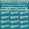 Custom Teal White Two-Button Unisex Softball Jersey Custom Teal White Two-Button Unisex Softball Jersey