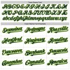 Custom White Neon Green-Navy Authentic Raglan Sleeves Baseball Jersey Custom White Neon Green-Navy Authentic Raglan Sleeves Baseball Jersey