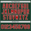Custom Hunter Green Red-White Authentic Throwback Basketball Jersey Custom Hunter Green Red-White Authentic Throwback Basketball Jersey