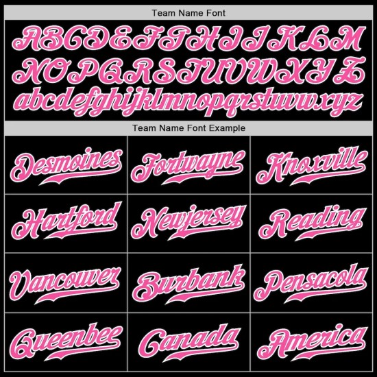 Custom Black Pink Light Blue-White Authentic Gradient Fashion Baseball Jersey Custom Black Pink Light Blue-White Authentic Gradient Fashion Baseball Jersey