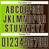 Custom Brown Neon Green-White Gradient Line Sublimation Soccer Uniform Jersey Custom Brown Neon Green-White Gradient Line Sublimation Soccer Uniform Jersey