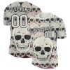 Custom City Cream Black 3D Skull Fashion Performance T-Shirt Custom City Cream Black 3D Skull Fashion Performance T-Shirt