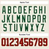 Custom Cream Red-Green Hockey Lace Neck Jersey Custom Cream Red-Green Hockey Lace Neck Jersey