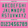 Custom Pink Kelly Green-White Mesh Authentic Throwback Football Jersey Custom Pink Kelly Green-White Mesh Authentic Throwback Football Jersey