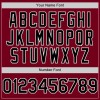 Custom Crimson Black-White Bomber Full-Snap Varsity Letterman Two Tone Hoodie Jacket Custom Crimson Black-White Bomber Full-Snap Varsity Letterman Two Tone Hoodie Jacket