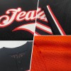 Custom Orange White-Black Mesh Authentic Throwback Baseball Jersey Custom Orange White-Black Mesh Authentic Throwback Baseball Jersey