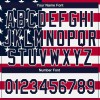 Custom White Navy-Red 3D American Flag Fashion Two-Button Unisex Softball Jersey Custom White Navy-Red 3D American Flag Fashion Two-Button Unisex Softball Jersey