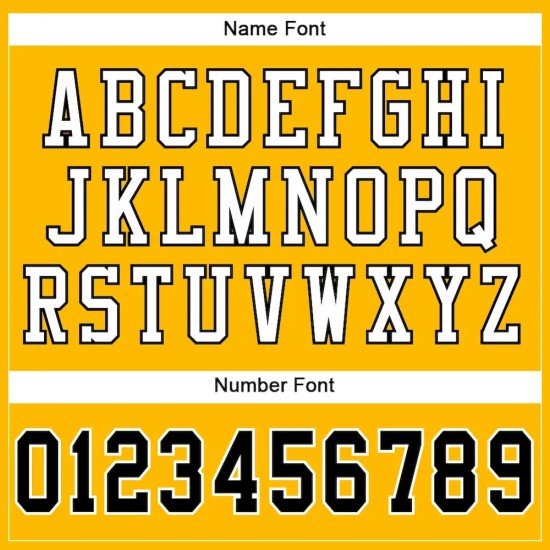Custom Gold Black-White Mesh Authentic Football Jersey Custom Gold Black-White Mesh Authentic Football Jersey
