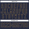 Custom Navy Old Gold Hockey Jersey Custom Navy Old Gold Hockey Jersey