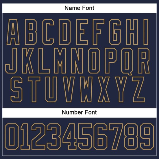 Custom Navy Old Gold Hockey Jersey Custom Navy Old Gold Hockey Jersey