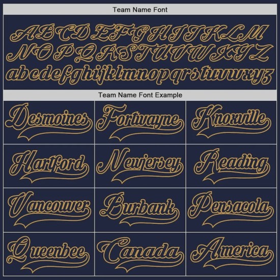Custom Navy Old Gold Hockey Jersey Custom Navy Old Gold Hockey Jersey