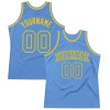 Custom Light Blue Light Blue-Gold Authentic Throwback Basketball Jersey Custom Light Blue Light Blue-Gold Authentic Throwback Basketball Jersey