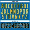 Custom Blue Black-Gold Hockey Jersey Custom Blue Black-Gold Hockey Jersey