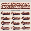 Custom Cream Navy-Orange Hockey Jersey Custom Cream Navy-Orange Hockey Jersey