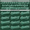 Custom Green Kelly Green-White Two-Button Unisex Softball Jersey Custom Green Kelly Green-White Two-Button Unisex Softball Jersey