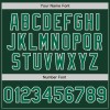 Custom Green Kelly Green-White Two-Button Unisex Softball Jersey Custom Green Kelly Green-White Two-Button Unisex Softball Jersey