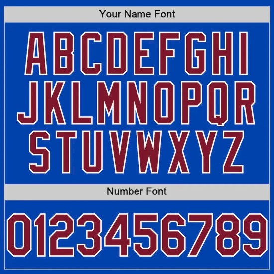 Custom Thunder Blue Crimson-White Authentic Baseball Jersey Custom Thunder Blue Crimson-White Authentic Baseball Jersey